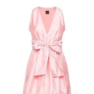 Pinko Blush Satin Mini Dress